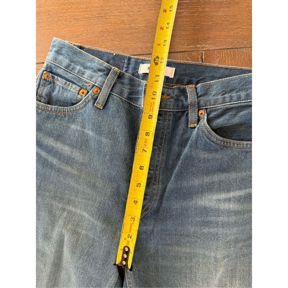 NWT RE/DONE 90s High Rise Loose in Destroyed‎ Broken Blue Size 27 - Picture 8 of 10